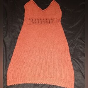 Orange knitted style dress. Forever 21.